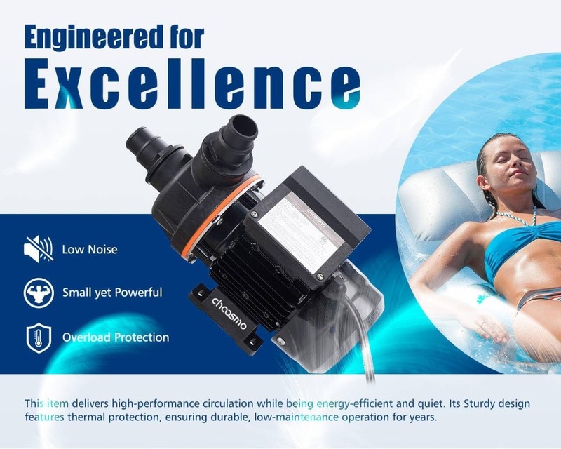 1/3HP 2640GPH Replacement Pool Pump For Sand Filters gallery