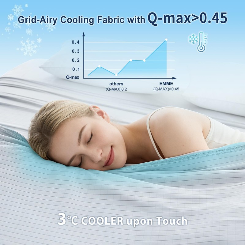 Breathable Cooling Blankets for Hot Sleepers, Summer Blanket Twin/Full Size f... gallery