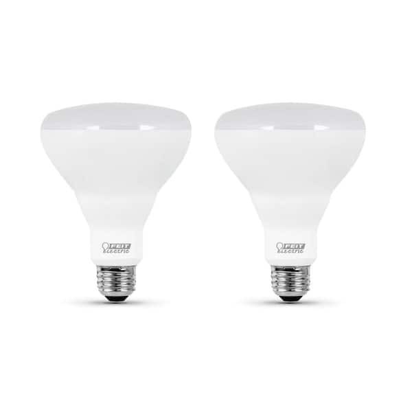 Feit Electric Flood LED Light Bulb 2 Pack 120w Equivalent BR40 Dimmable Recessed gallery