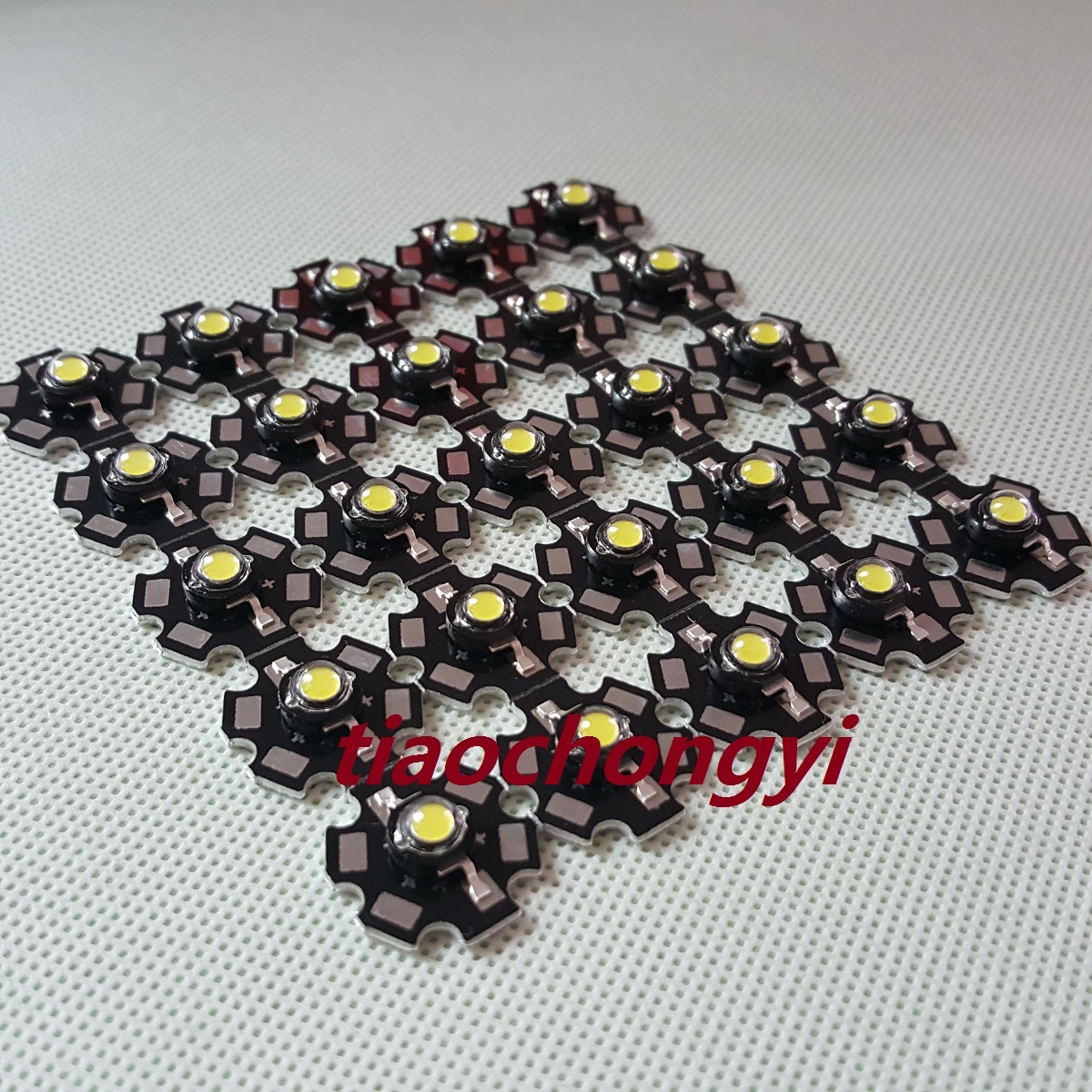 3W High Power LED Light Cool white 6000-6500K Black LED 20mm star PCB 10pcs gallery