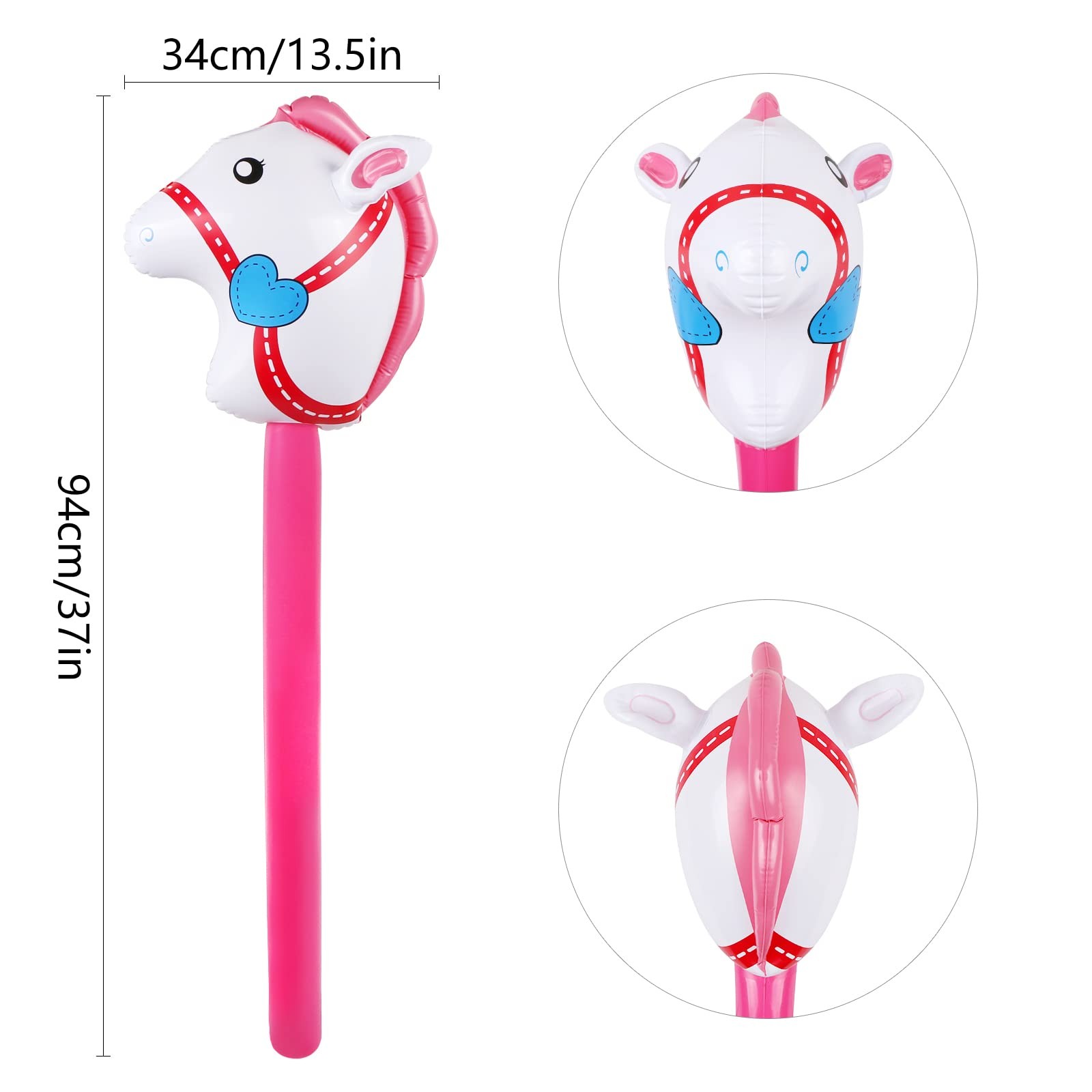Inflatable Stick Horse Costume - Pony/Halloween/Western Cowboy/Horse Baby Sho... gallery