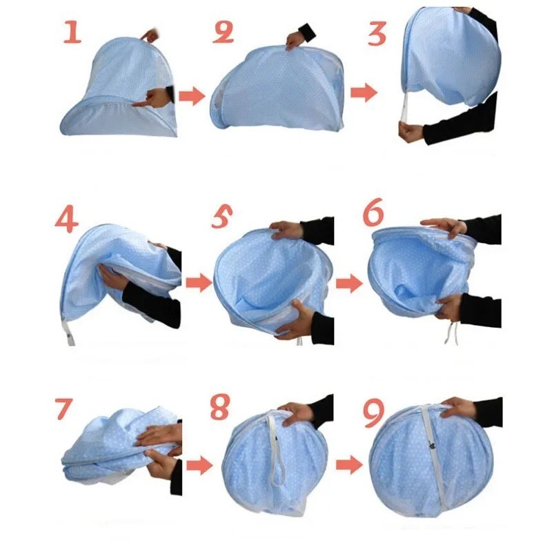 Portable Foldable Baby Bed Mosquito Net Tent Travel Crib for Newborn 0-3 Years* gallery