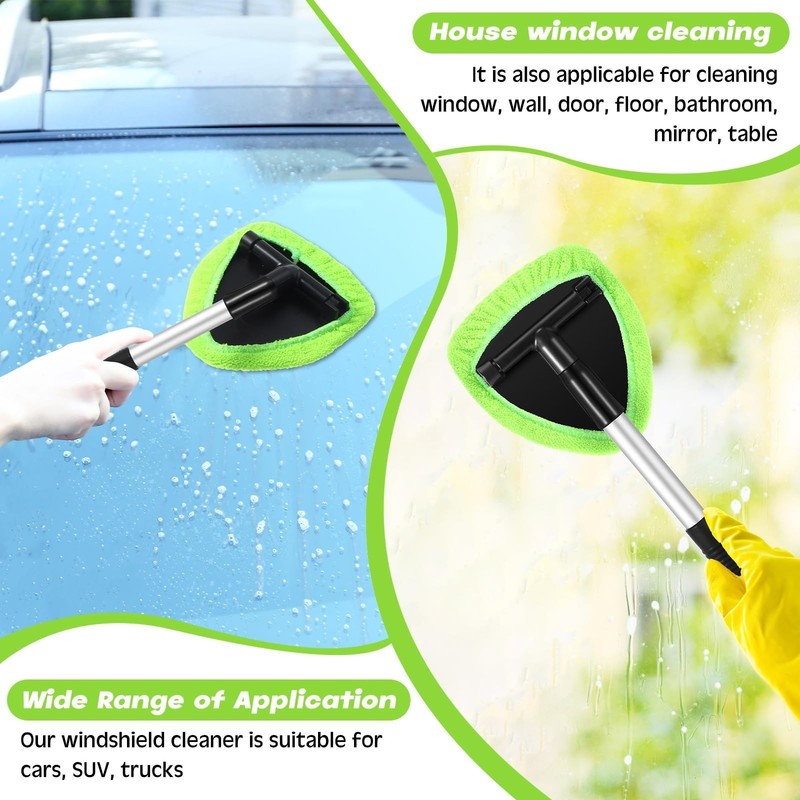 7pcs Windshield Cleaning Tool Kit Car Window Glass Wiper Cleaner Brush Reusable gallery