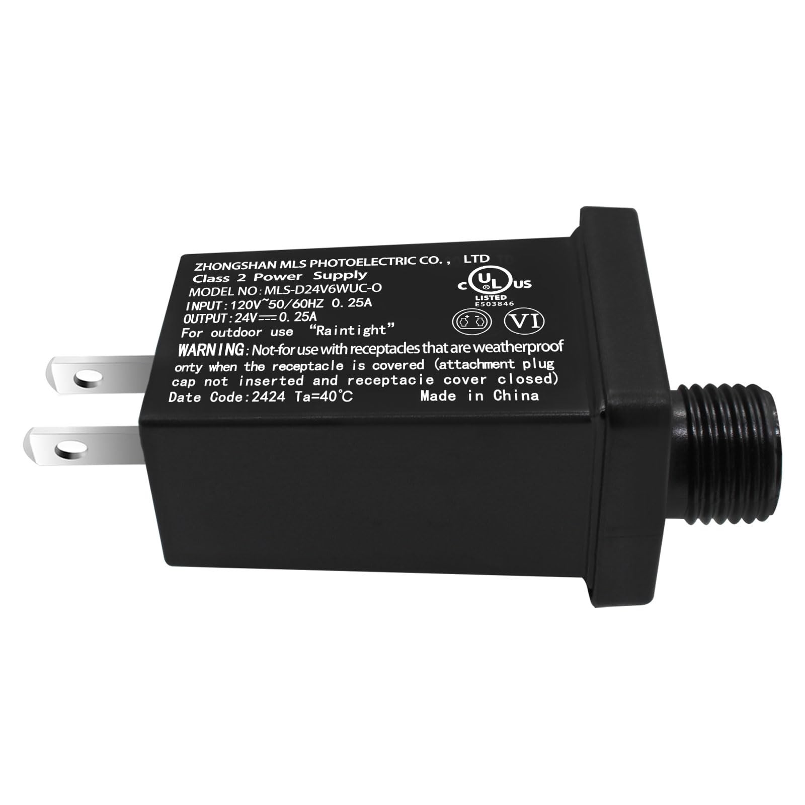 24V 6W LED Transformer Class 2 Power Supply IP44 Low Voltage Adapter 1 PCS gallery