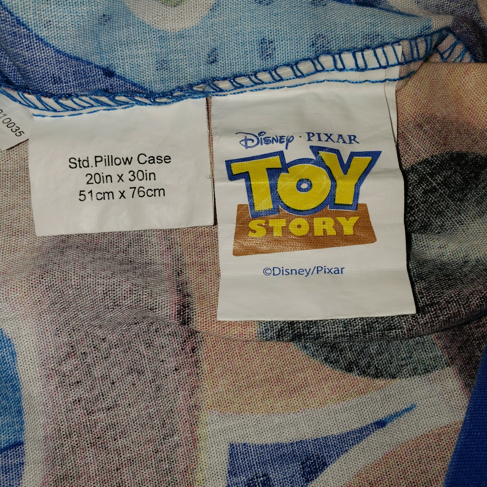 Toy Story Pillowcase Standard Size We Stick Together Buzz Woody Rex Slinky Pig gallery