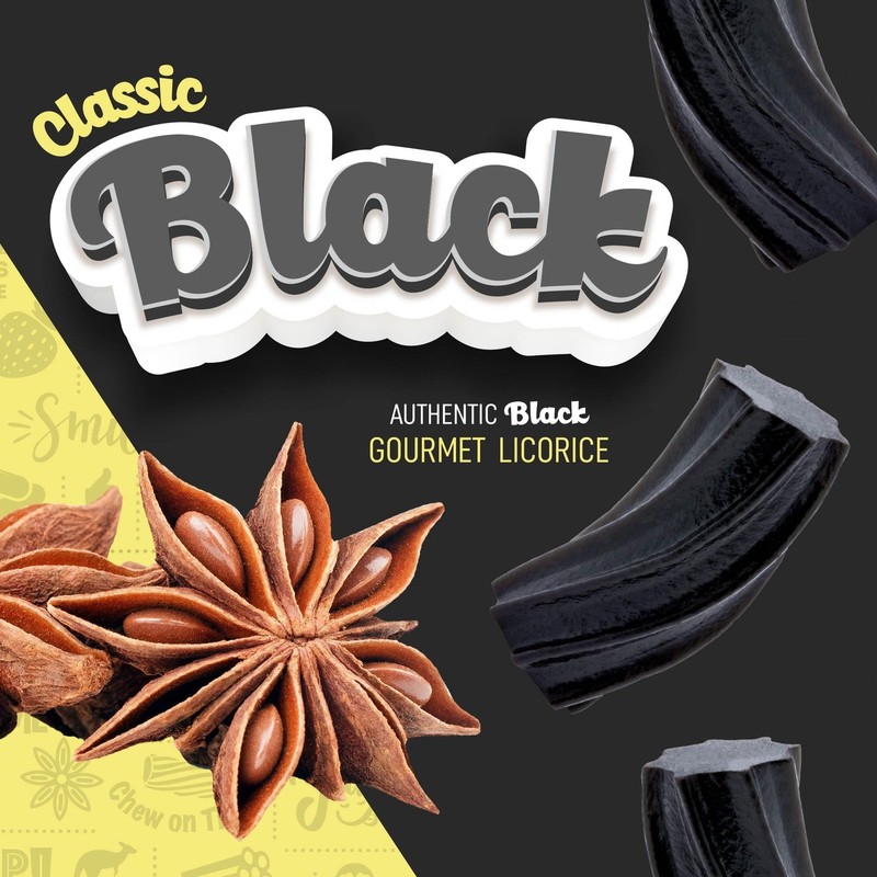 Wiley Wallaby Licorice 24 oz Classic Soft Chewy Australian Black Candy gallery