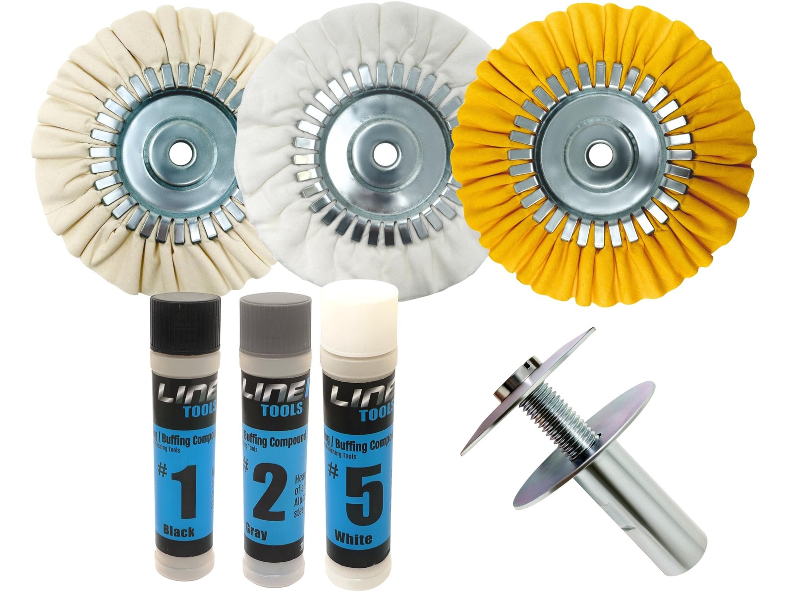 8" Airway Buffing Wheel Kit Polishing Compound Extension Adapter gallery