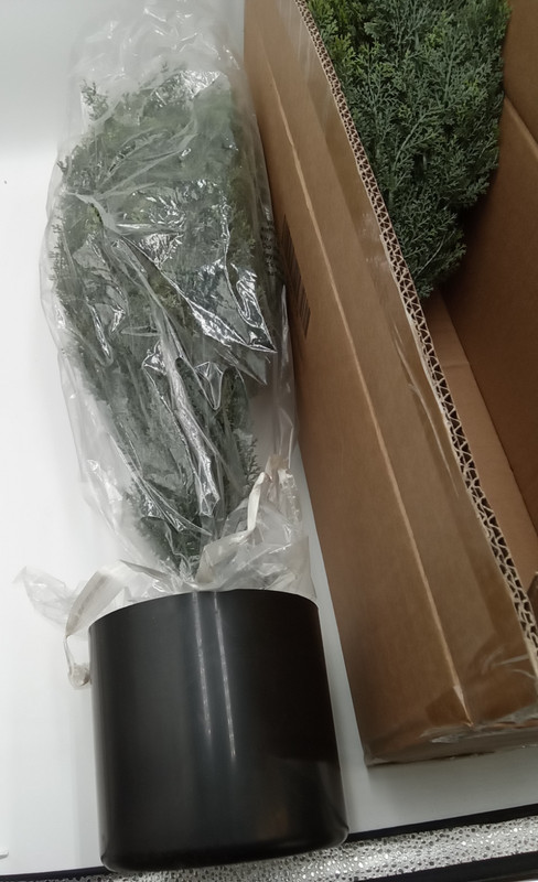 Silk Tree Warehouse Company Artificial Cedar Topiary Tree Faux Plant UV Rated gallery
