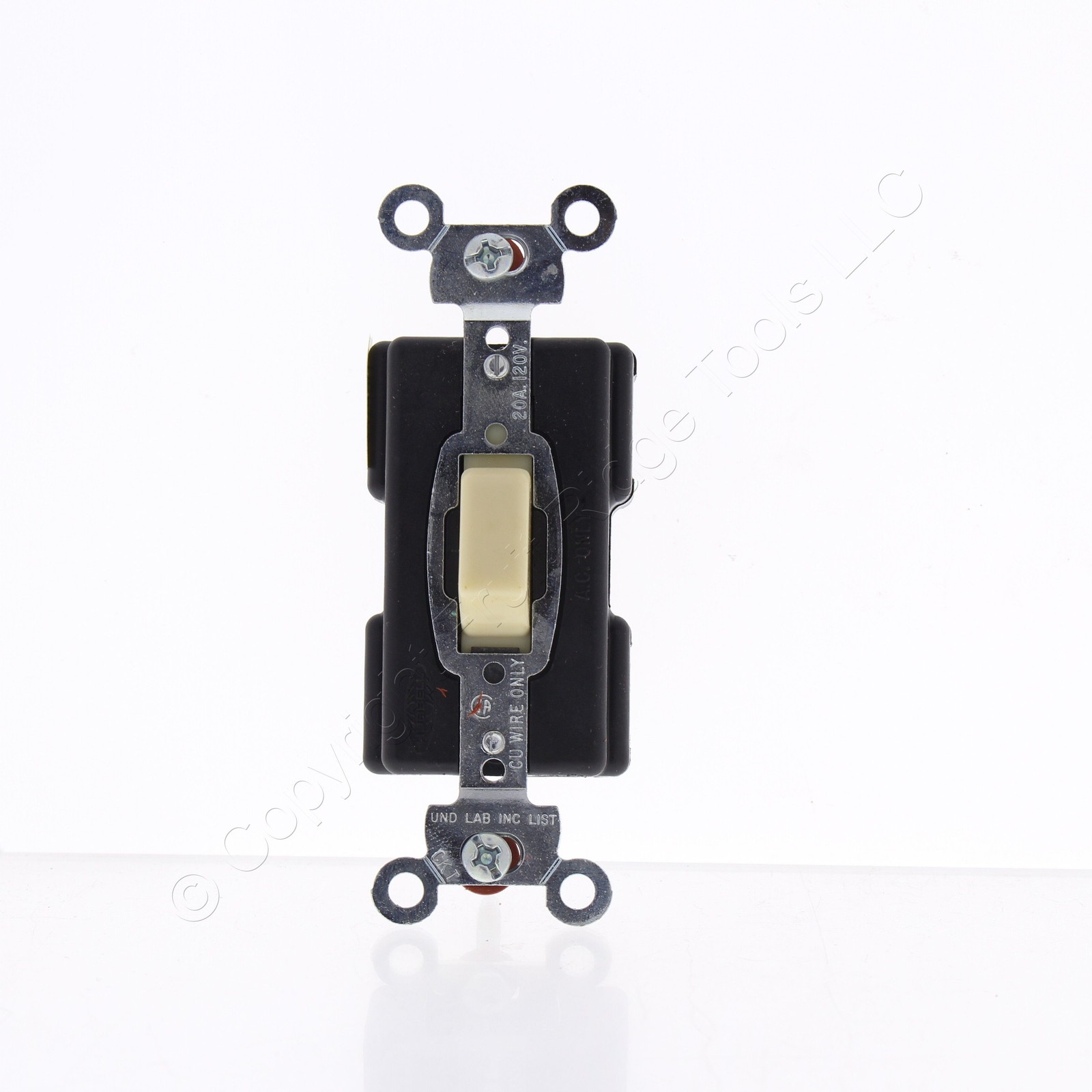 Bryant 4987GLI Ivory 20A Push Button Switch Illuminated Single Pole 120/277V gallery
