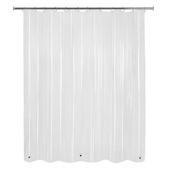 2 pack Mainstays Light Weight PEVA Shower Curtain Liner, 70" x 71" – Clear gallery