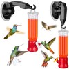 Hummingbird Feeder Window Suction Cup 2 Pack Backyard Bird Watching 2.2oz gallery
