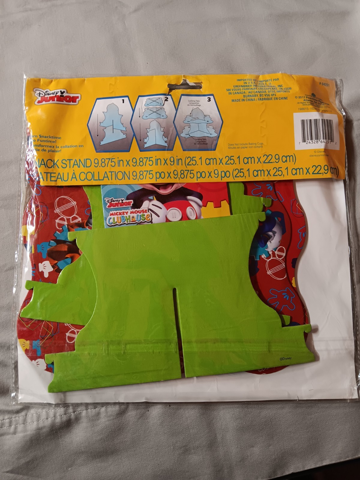 Disney Junior Mickey Mouse Clubhouse Party Supplies - Snack Stand And Straws NEW gallery