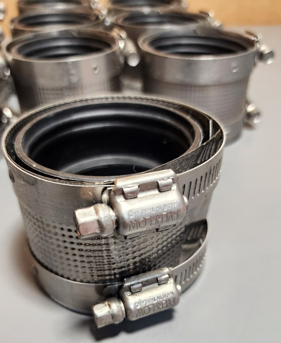 Everflow 2” No-Hub Coupling EF14200 (Qty 8) gallery