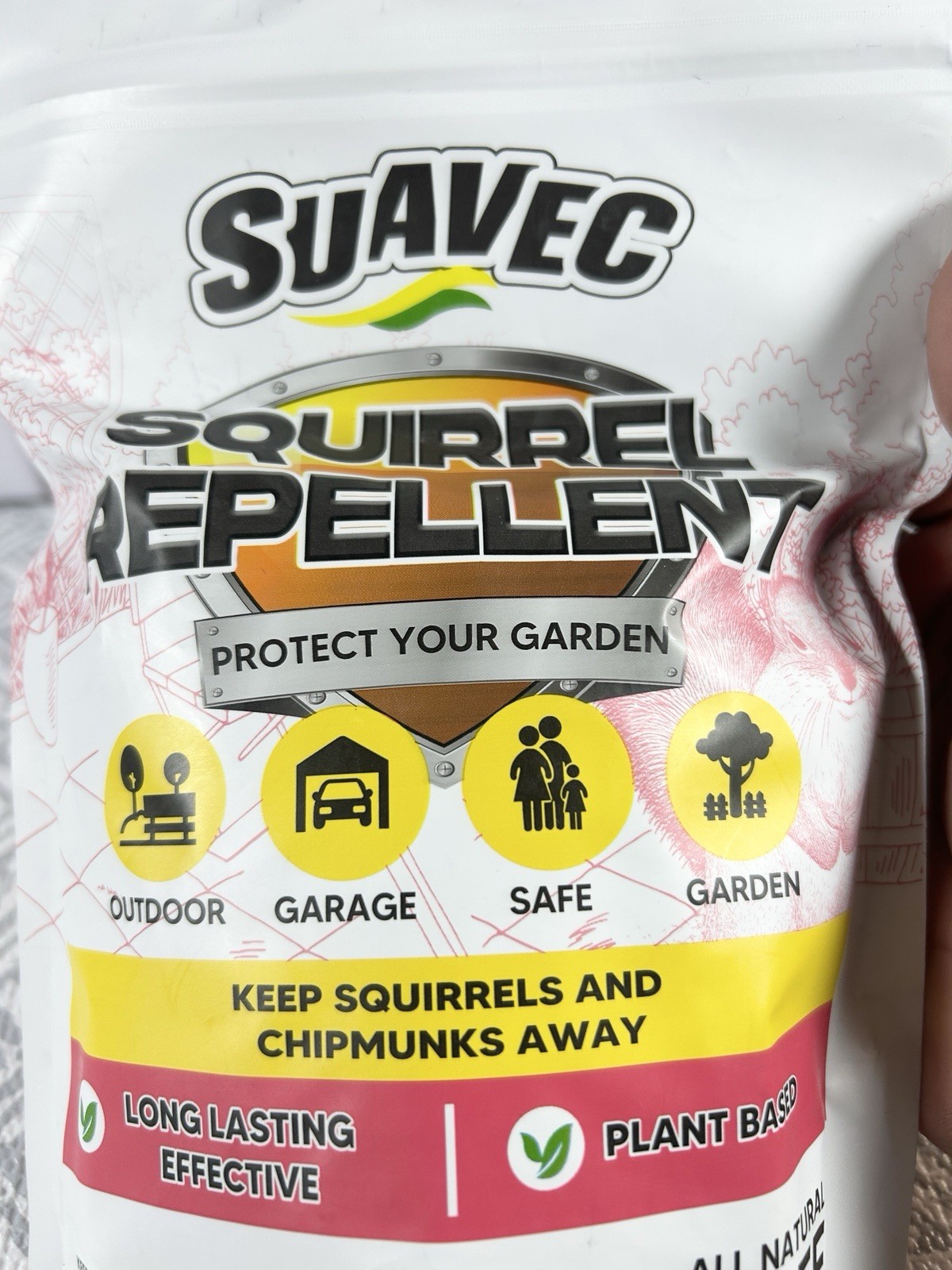 Squirrel Repellent Outdoor, Peppermint Chipmunk Repellent-10 Pack Per Bag gallery