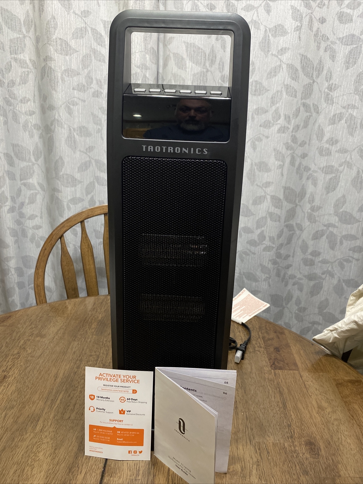 TaoTronics PTC Fan Heater (TT-HE008) Brand New Sealed Units Remote Controlled gallery