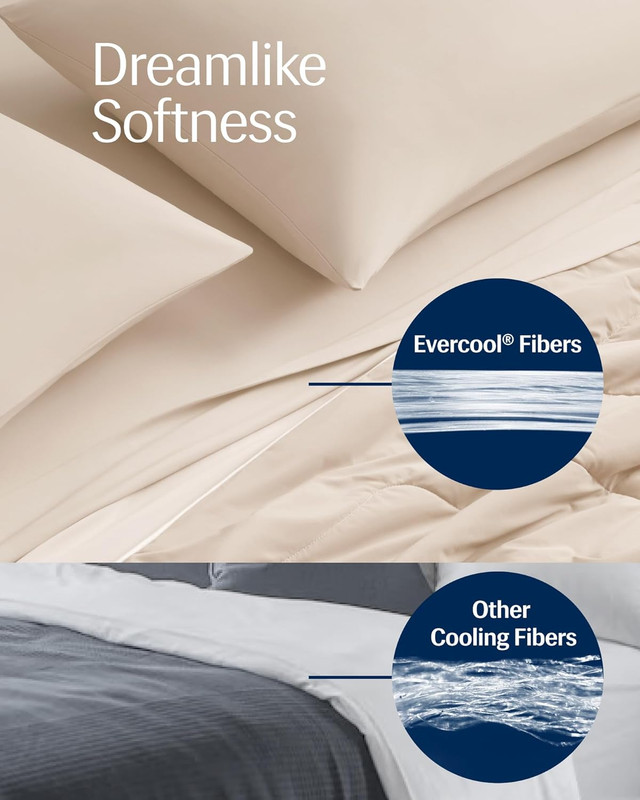 ® Evercool® Cooling Comforter, King/Cali King, Blanket for Hot Sleepers, All Sea gallery