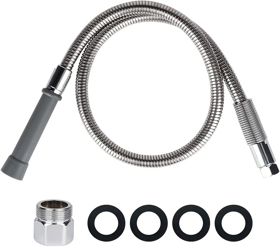 Pre Rinse Spray Hose with Heat Resistant Handle for Restaurant Kitchen Faucet, 4 gallery