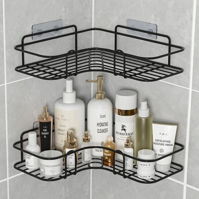 Corner Shower Caddy Shelf-Triangular Bathroom Bath Storage Organizer Rack Holder gallery