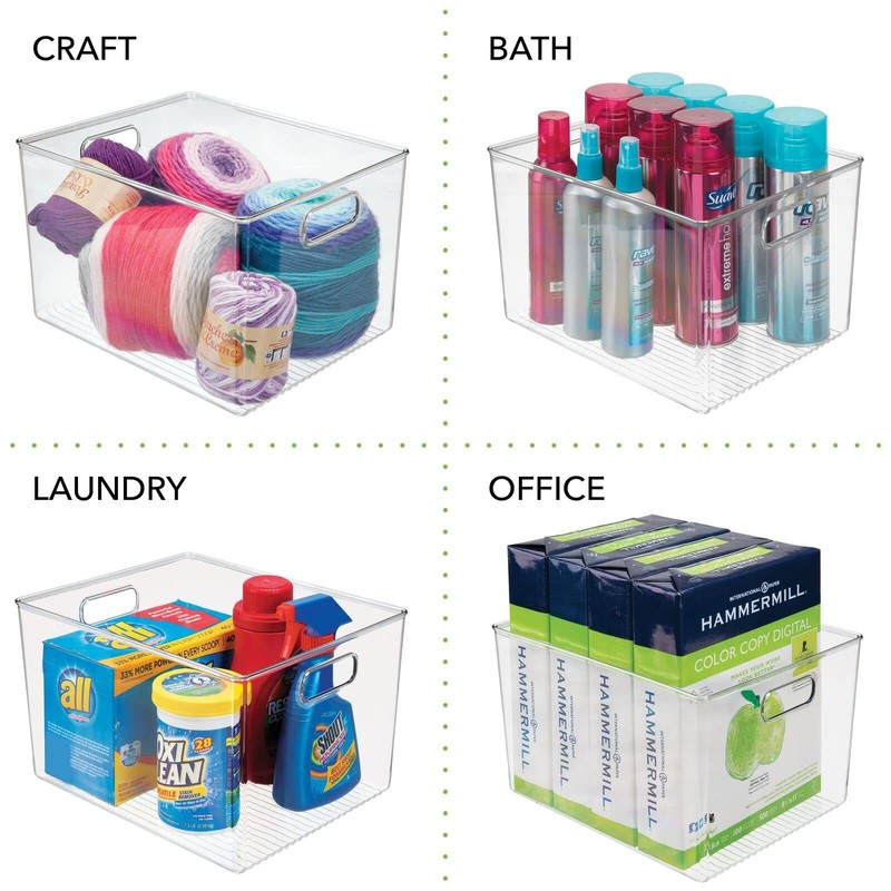mDesign Plastic Storage Organizer Container Bin for Kitchen Organization in Pant gallery
