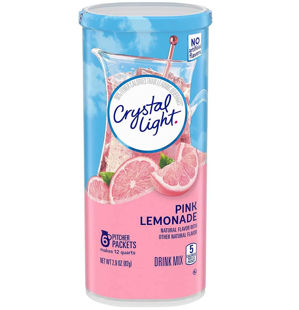 Crystal Light Pink Lemonade Powder Drink Mix - 2.9 Oz - Pack of 12 gallery