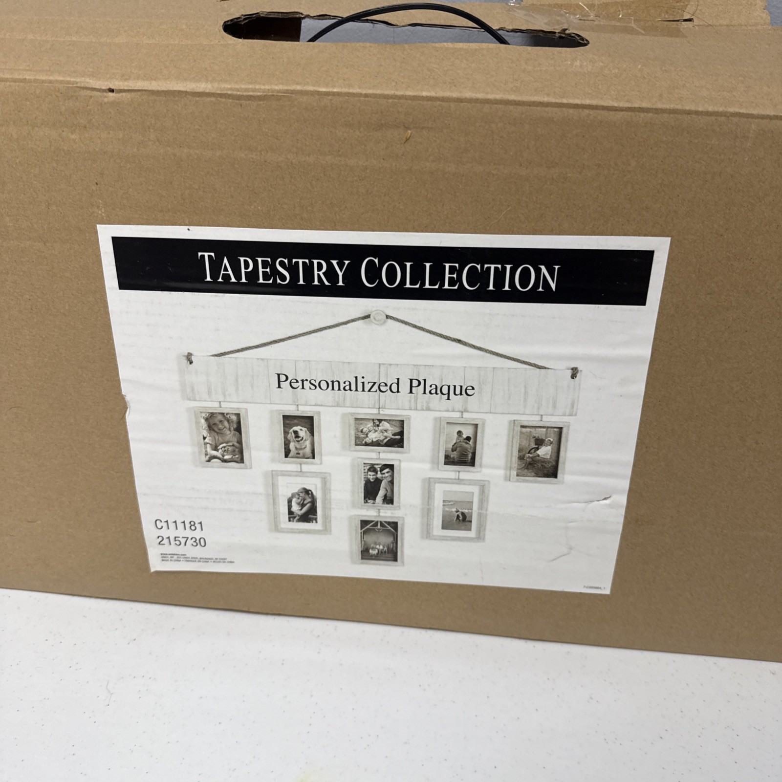 Tapestry Collection Family Tree Hanging Multi Photo Frame Collage Decoration gallery