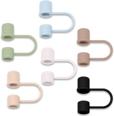 6PCS Silicone Straw Covers Caps Compatible with Stanley 30&40 Oz Tumbler Accesso