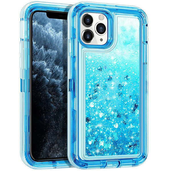Liquid Glitter Shockproof Defender Case For iPhone 16 15 14 13 12 11 Pro Max XR