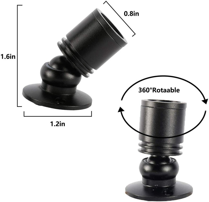 4 Pack Dimmable USB Mini LED Spotlight Jewelry Showcase Display Light 3000k gallery