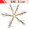 Titanium Combination Drill Tap Bit Set 13PCS for SAE and Metric Tap Bits Kit gallery