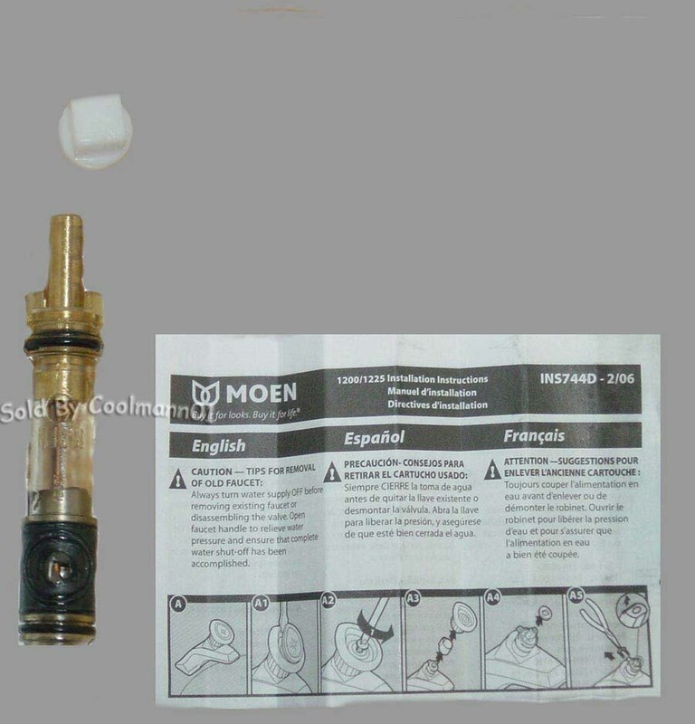 *GENUINE MOEN 1225 Single Handle Replacement 1225B/12801 OEM Cartridge MADE USA gallery