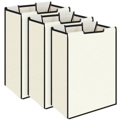 3 Pack Large Laundry Sorter Replacement Bags, Hamper Cart Removable Replaceme…