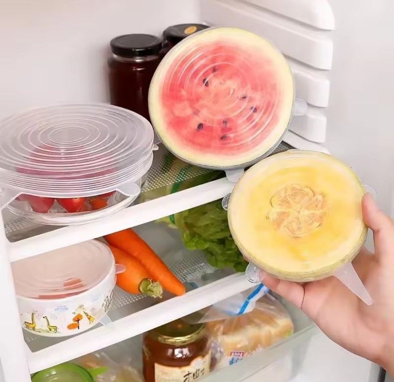 Silicone Stretch Lid Kitchen Accessories Can Be Reused Food Cover Plastic Cover gallery