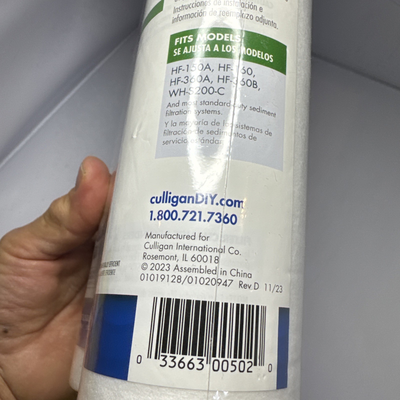 Culligan P5 Sediment Water Filter 5 Micron 2 Pack NEW, SEALED gallery