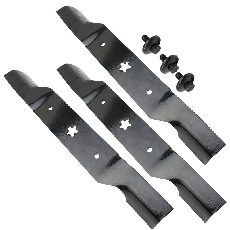 Caltric 54" Deck Blades & Bolt For Husqvarna GTH 2654 LSZ 5422 LSZ 5424 RZ 5424 gallery