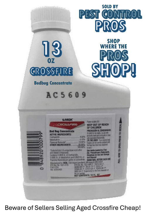 13 oz CrossFire Bed Bug Control Concentrate ~ Kill Bedbugs and Eggs ~ Cross Fire gallery