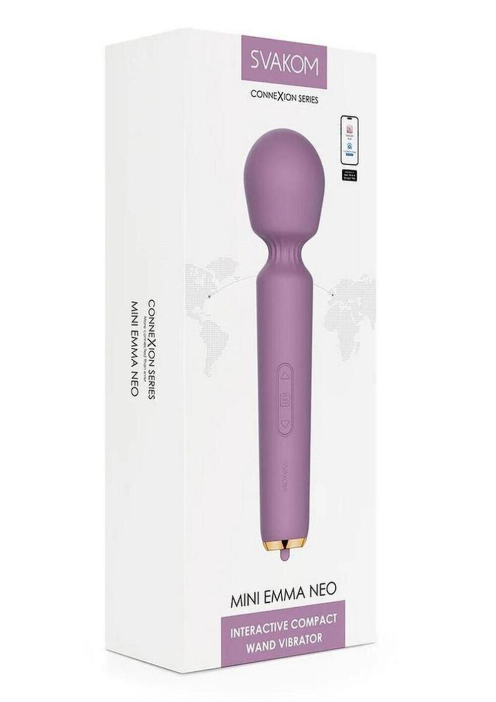 Svakom Mini Emma Neo Rechargeable Silicone Vibrator with Compatible App gallery