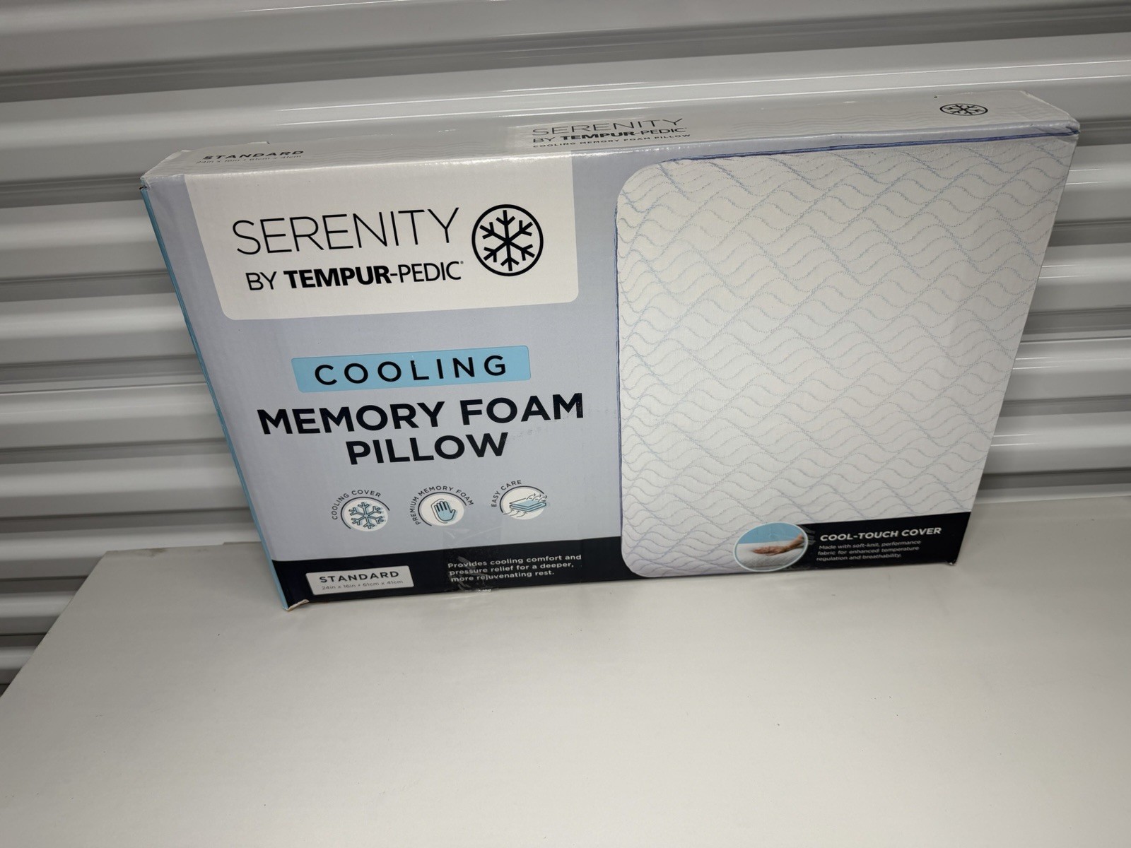 Serenity by Tempur-Pedic Cooling Memory Foam Pillow - Standard gallery