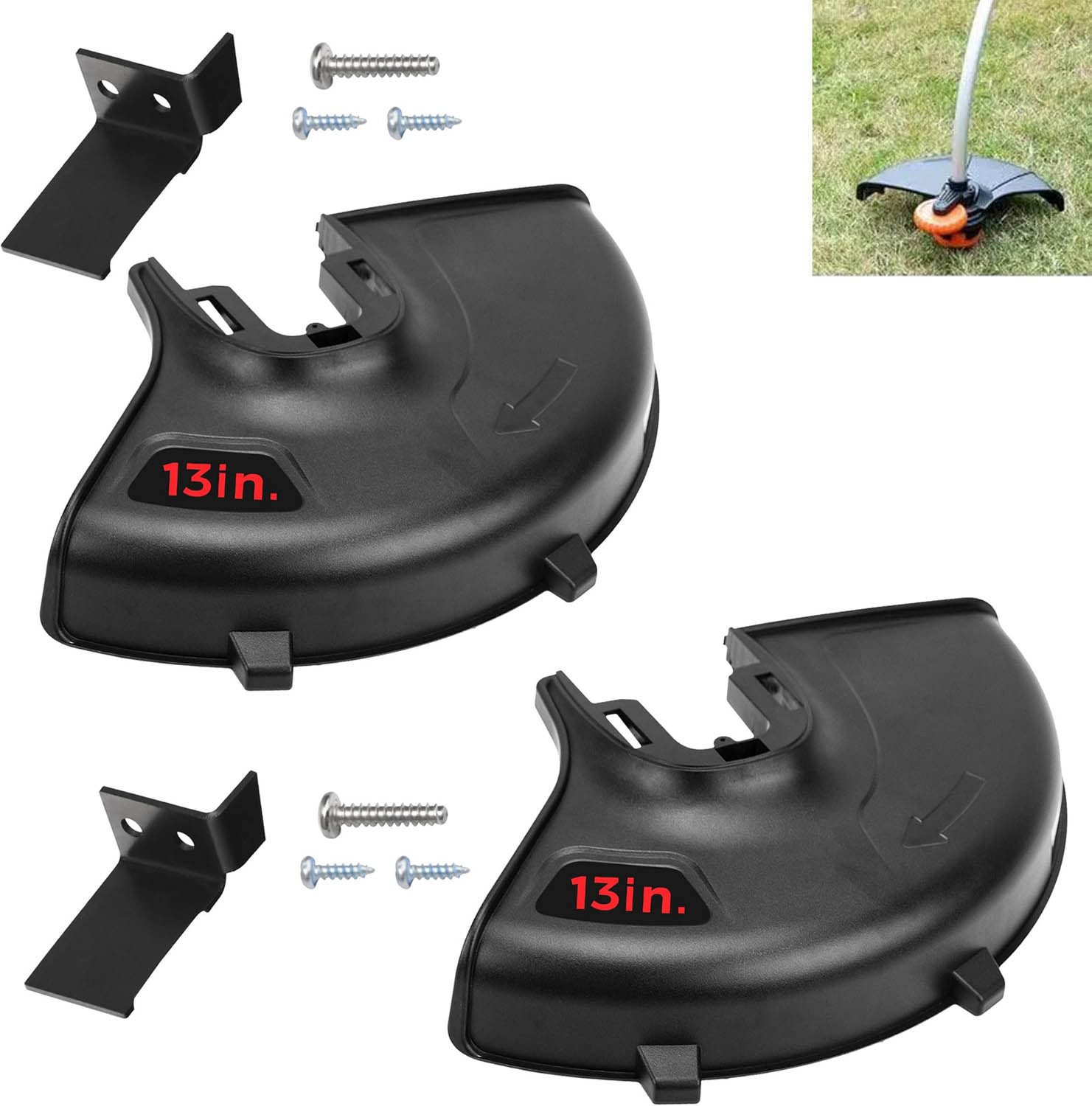 FOR BLACK AND DECKER 2 PACK OF REPLACEMENT GUARDS, 90567871N-2PK W gallery