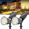 Solar Spot Lights Outdoor Waterproof: 1000LM Big Adjustable Spotlight - 2-in-1 1 gallery