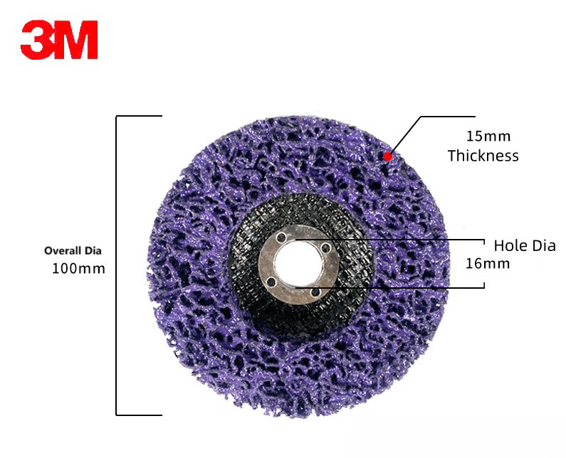 3M Scotch-Brite Clean and Strip XT Pro Disc 4.5Inch - 2PCS gallery