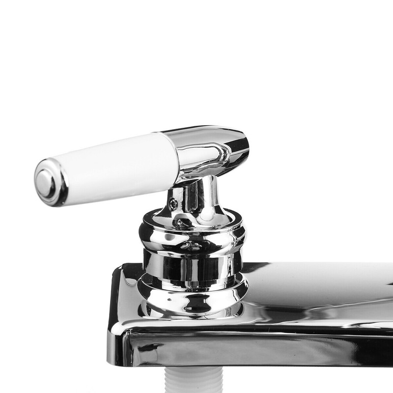 High Arc 2-Handle Standard Kitchen Sink Faucet Mixer Tap in Plastic For Home RV gallery
