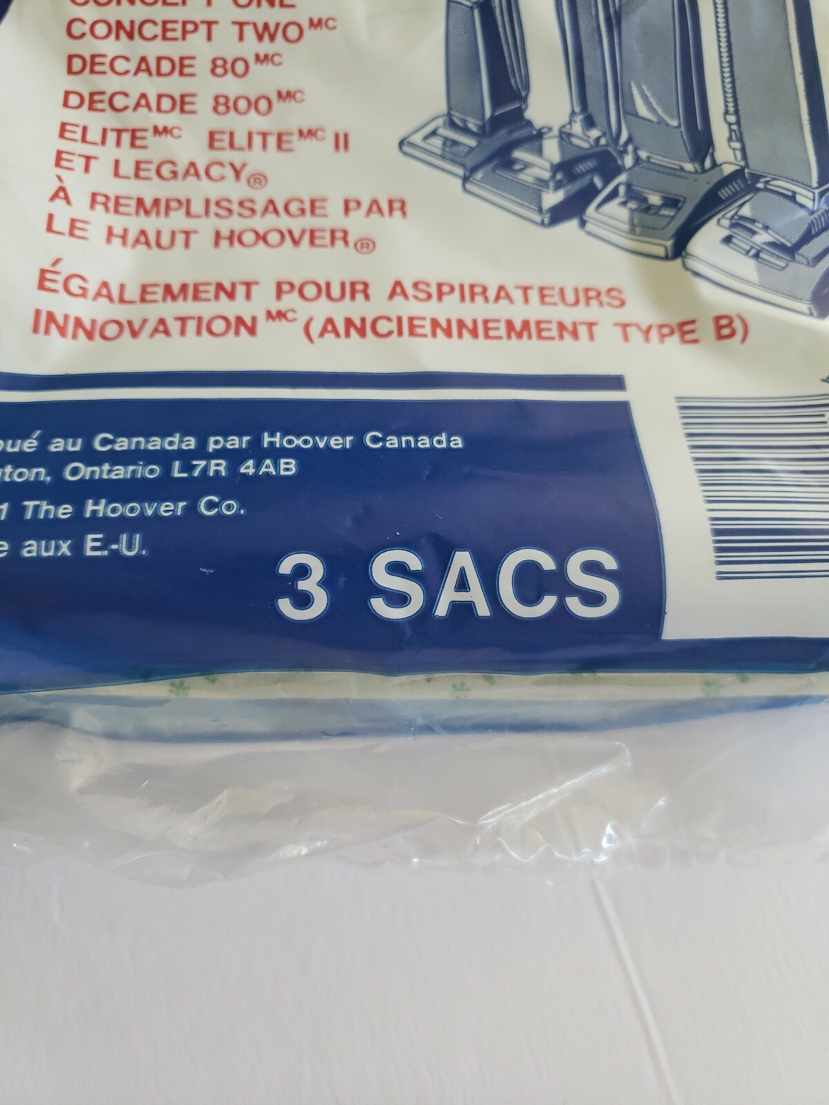 Hoover Genuine Micron-Lined Type A Vacuum Cleaner Bags(3-Pack) Bissell No. 3917 gallery