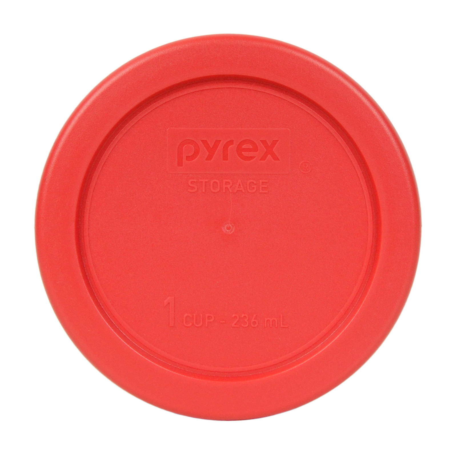 Pyrex 4" Storage Plastic Red Lid Storage Cover 6PK For 1 Cup Bowl Dish 7202-PC gallery