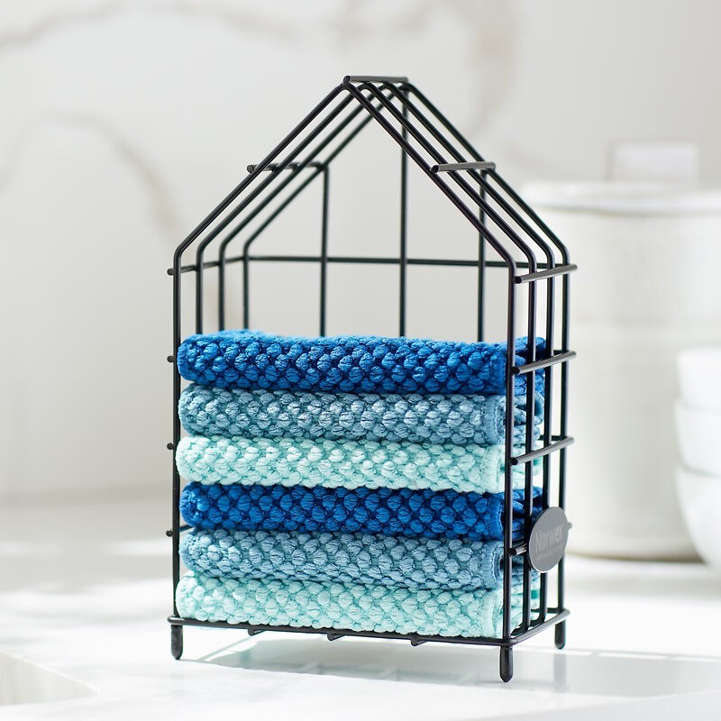 Norwex Counter Cloth & Box Set Brand New House - Sea Mist, Navy and Teal--370505 gallery
