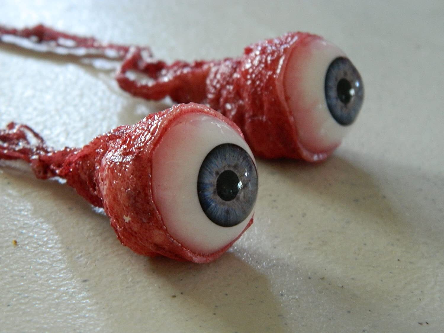 Realistic Ripped Out Bloody Eyeball for Halloween Cosplay Party Fake Scary Props gallery