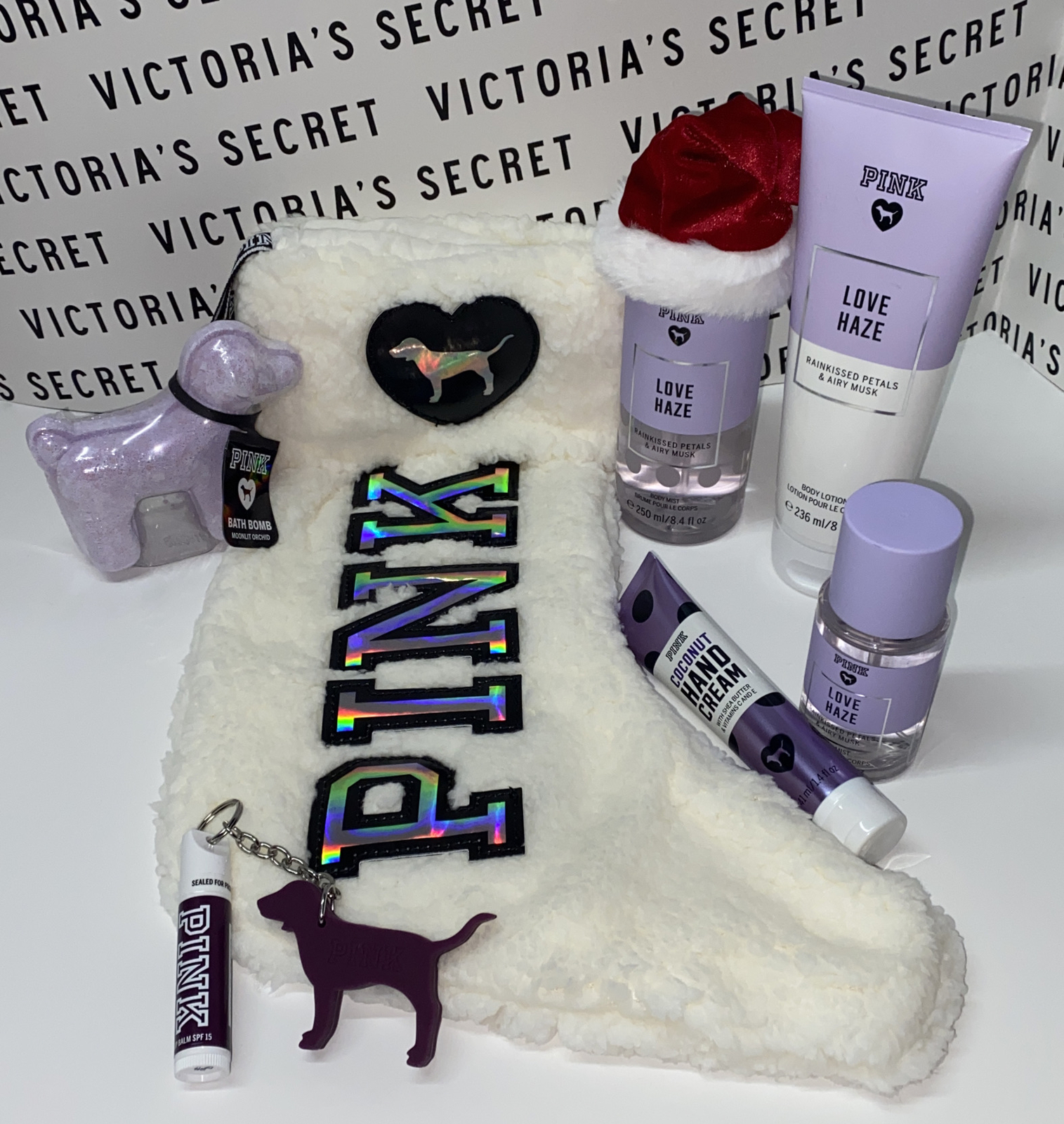 Victoria's Secret PINK Stocking Gift Set 7pc Super Cute All Age’s *ships fast* gallery