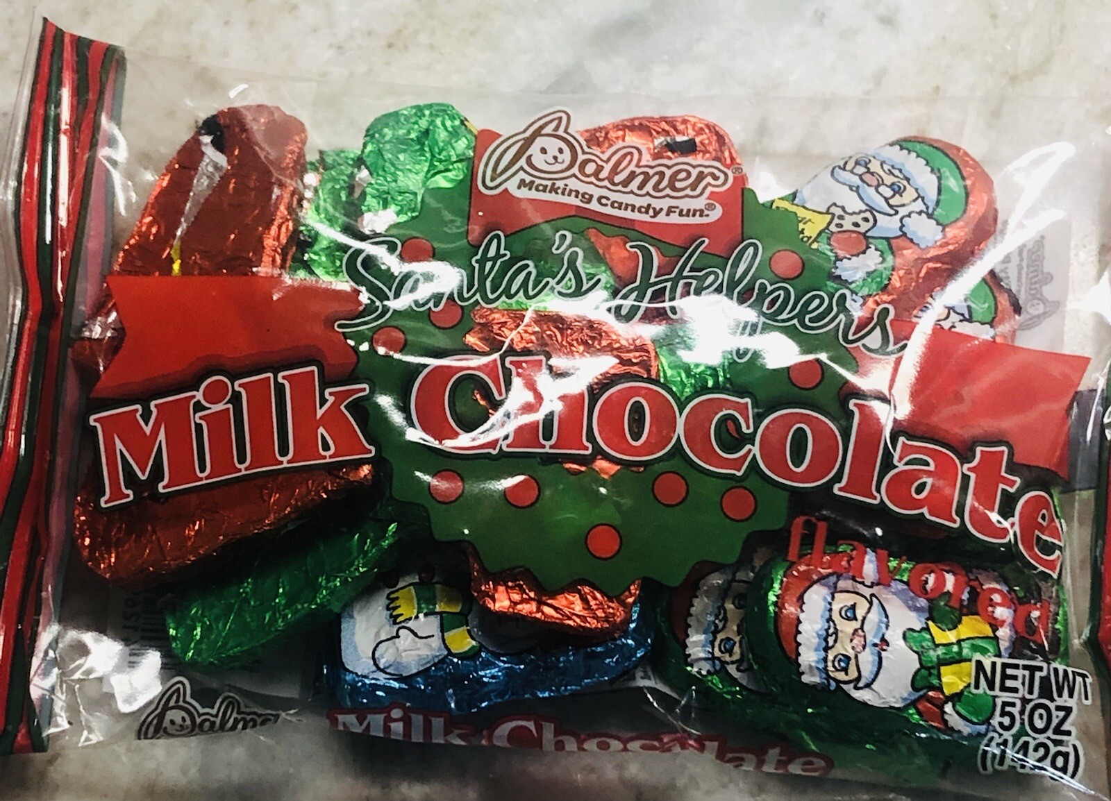 Palmer’s Santa’s Helpers Milk Chocolate. 5 0z. New-SHIPS N 24 HOURS gallery