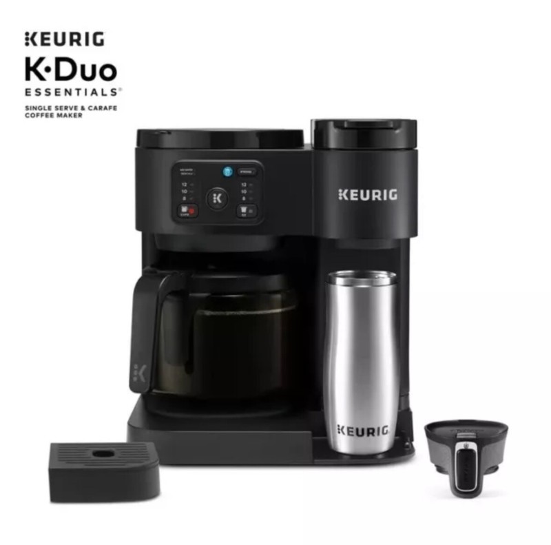 Keurig K-Duo Essentials Hot Iced Single Serve K Cup Coffee Maker (Black) gallery