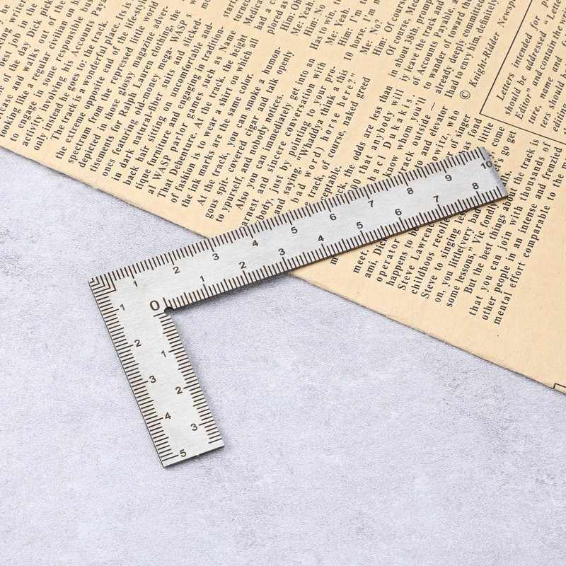 Mini L Shaped Ruler Measuring Tool, 2 inch by 4 inch Square Framing Measuring... gallery