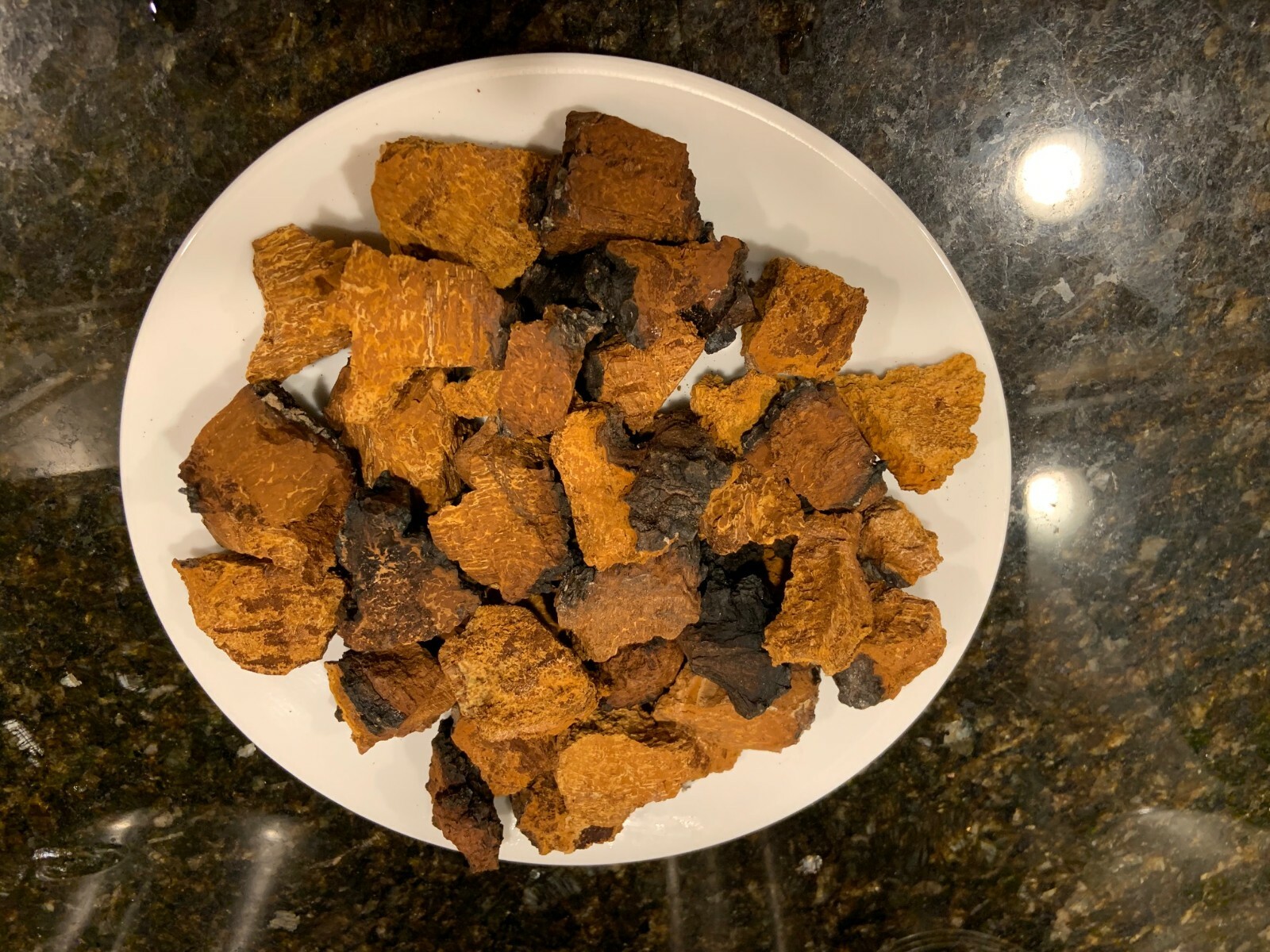 Wild CHAGA , Small Chunks , Best Chaga For Immune Health 1.1 lb.  10% free gallery